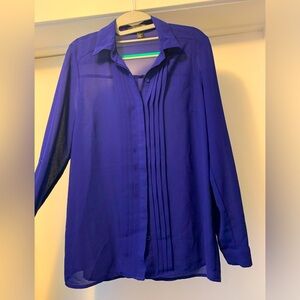 Blue Longsleeve Blouse